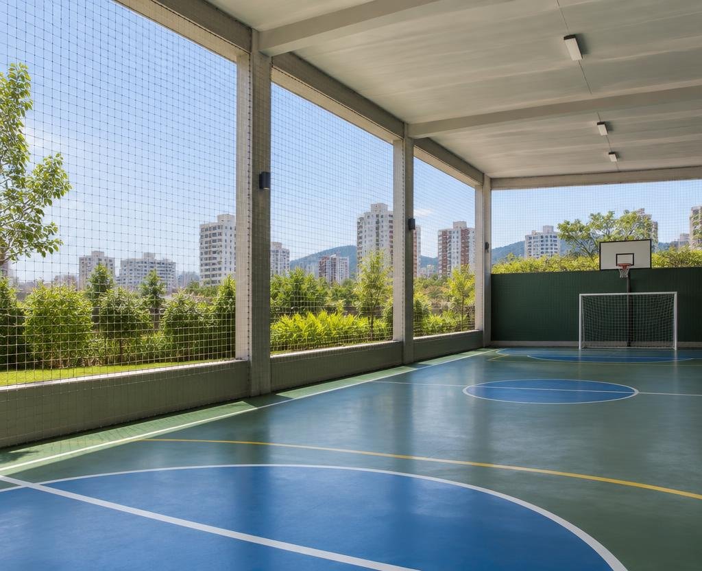 Áreas esportivas e quadras